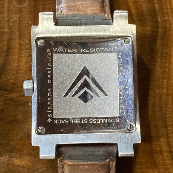 Silpada watch with leather band, vintage’06-‘08. - Picture 10 of 16